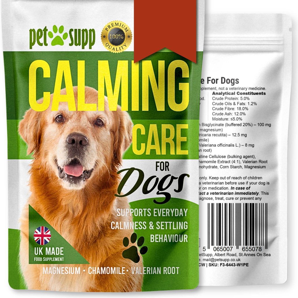 dog calming tablets