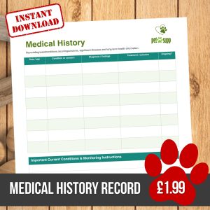 Dog Medical History Record