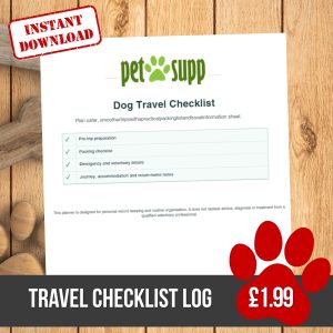dog travel checklist